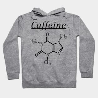 Caffeine Lover black Hoodie